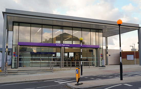 Image of a train station