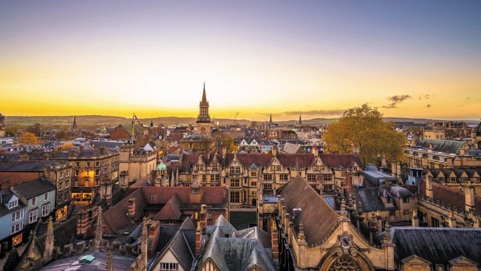 Overhead view Oxford